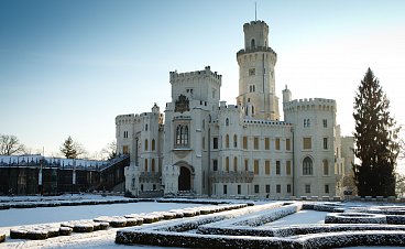 Der Staat Schloss Hluboka nad Vltavou