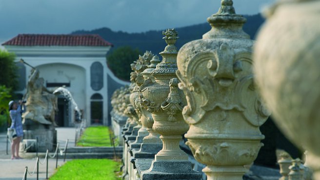 Barocker Schlossgarten in Český Krumlov