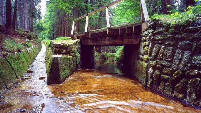 Schwarzenberg timber floating canal