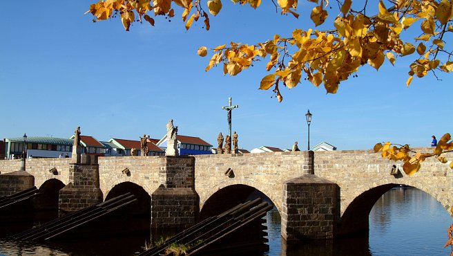 Steinbrücke in Písek