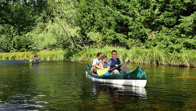 Wassersport auf den südböhmischen Flüssen