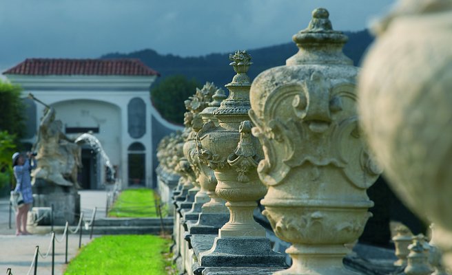 Barocker Schlossgarten in Český Krumlov