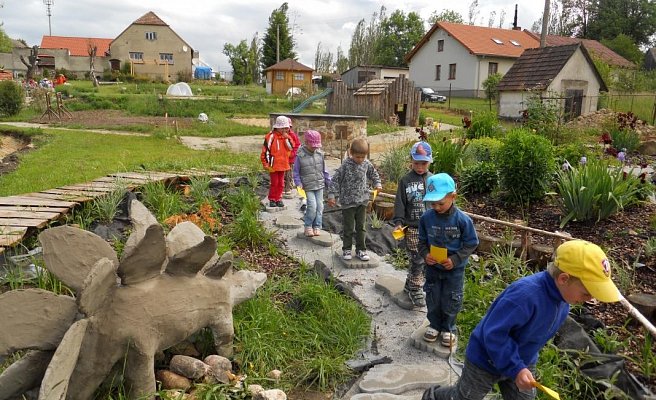 Houbový park a ráj skřítků