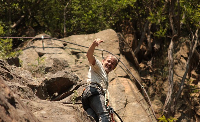 Via ferrata Tábor