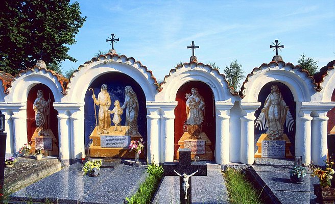 Friedhof in Albrechtice nad Vltavou (Albrechtitz)