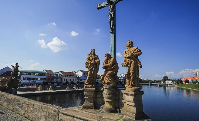 Písek - From the Stone Bridge to Sulan and the Gas Bridge