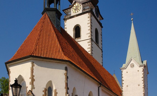 Mariä Geburt Kirche in Písek