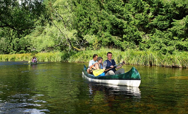 Wassersport auf den südböhmischen Flüssen