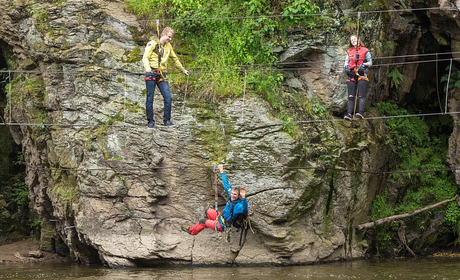 Via ferrata Bechyně – Zářečí