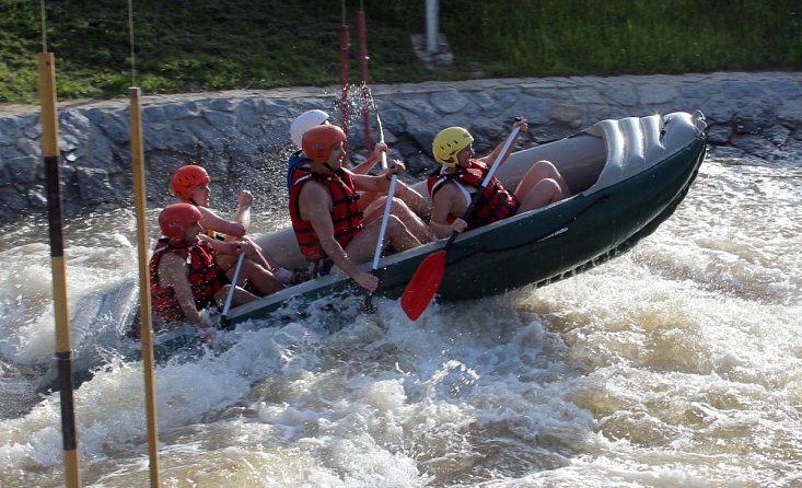 Rafting v Českém Vrbném