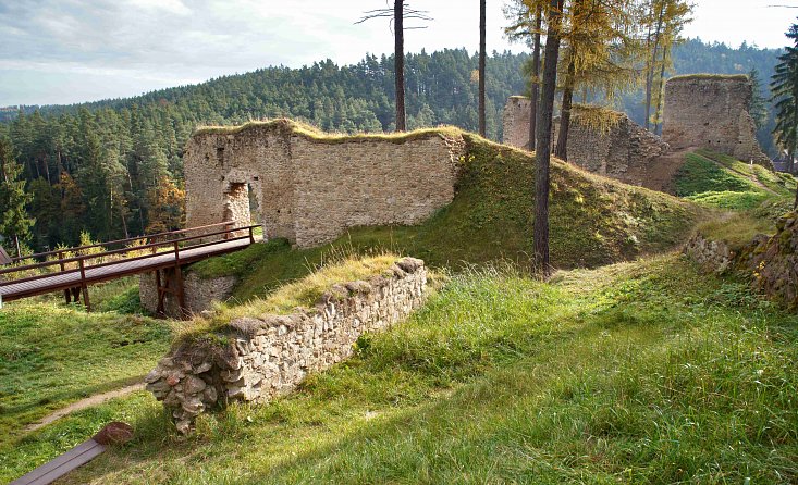 Die Burg Poreschin mit Burgmuseum