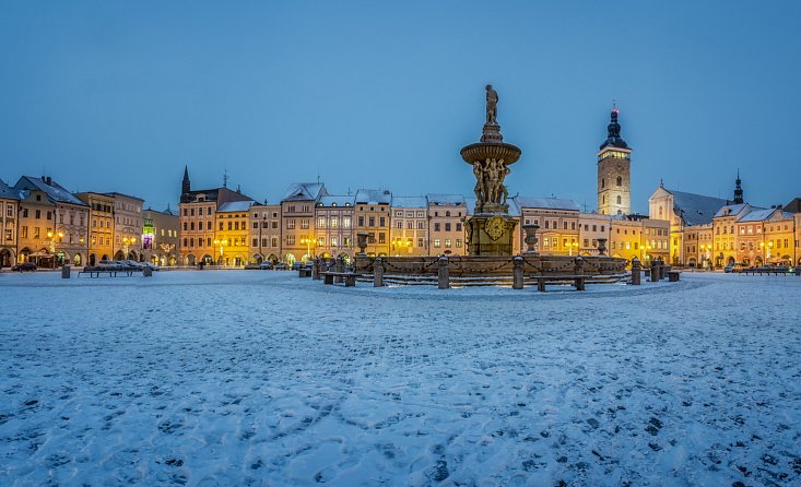 České Budějovicéből a halastavak körül