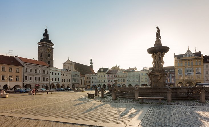 Cycling around ponds from České Budějovice and good beer