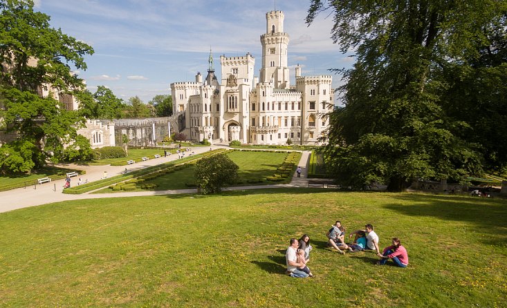 Das malerische Tal der Moldau nördlich von České Budějovice